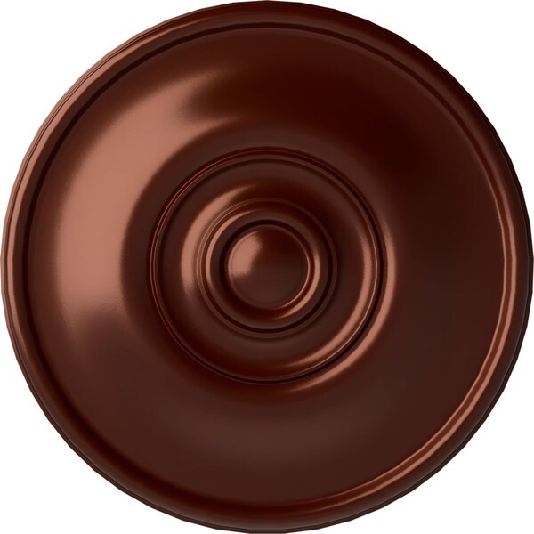 Ekena Millwork Jefferson Ceiling Medallion (Fits Canopies up to 2 7/8"), 11 3/4"OD x 3/8"P, Antique Copper CM12JEACS - main